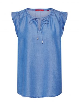 S.Oliver Bluză  denim albastru