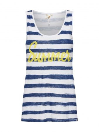 Key Largo Top 'SUMMER'  navy
