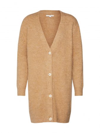 TOM TAILOR DENIM Geacă tricotată  maro cămilă