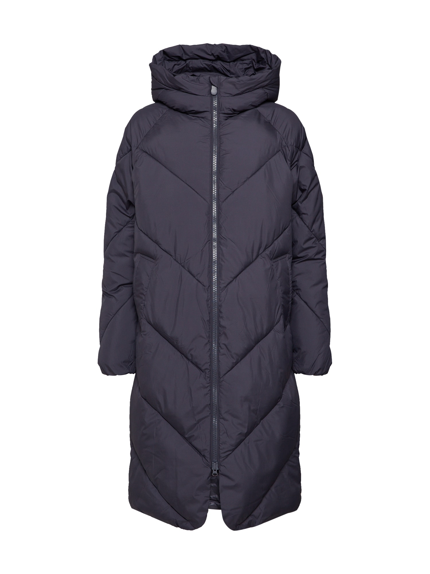 SAVE THE DUCK Palton de iarnă 'CAPPOTTO CAPPUCCIO'  gri / negru