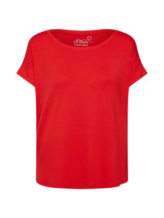 S.Oliver Tricou 'T-SHIRT KURZARM'  roșu