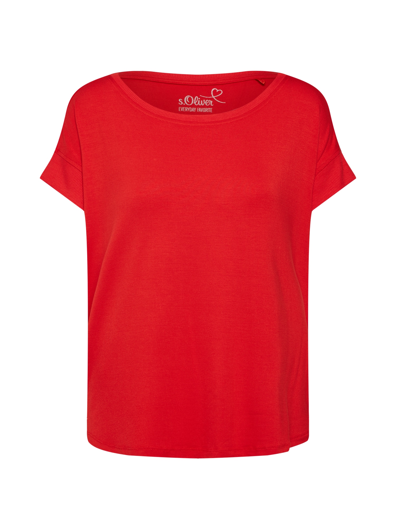 S.Oliver Tricou 'T-SHIRT KURZARM'  roșu