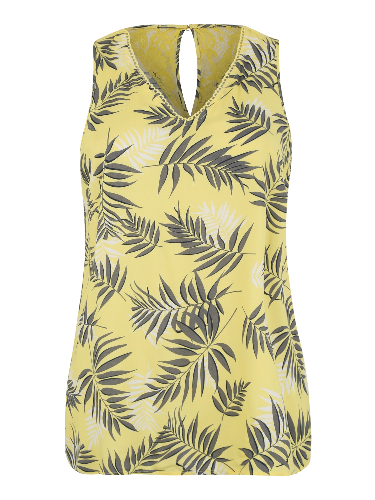 Zizzi Top  galben / verde