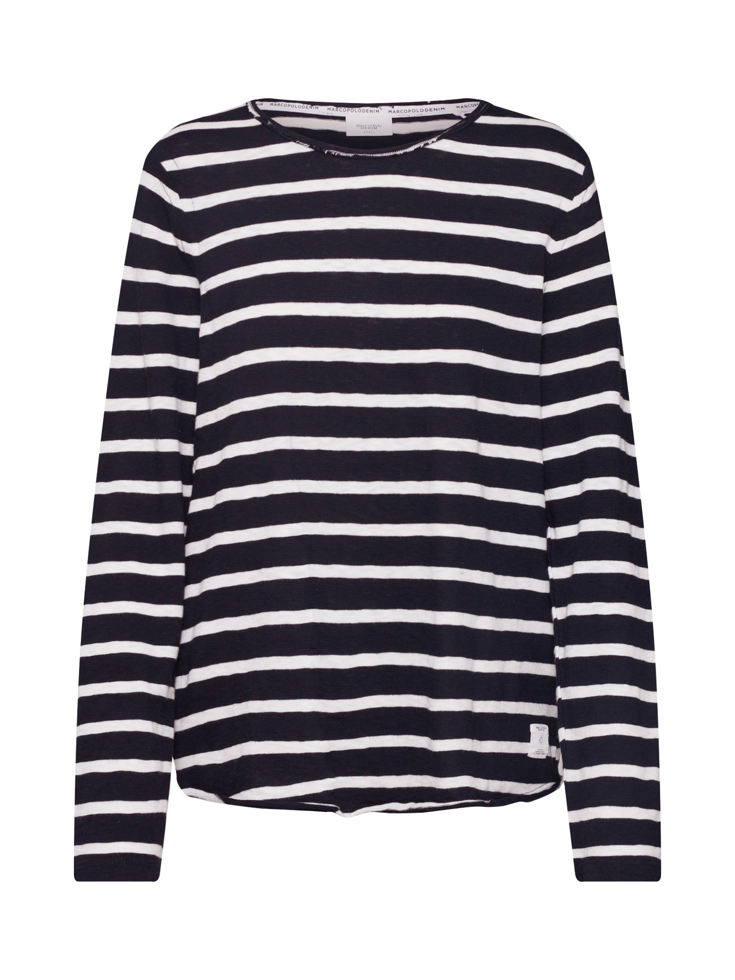 Marc O'Polo DENIM Tricou  negru / offwhite