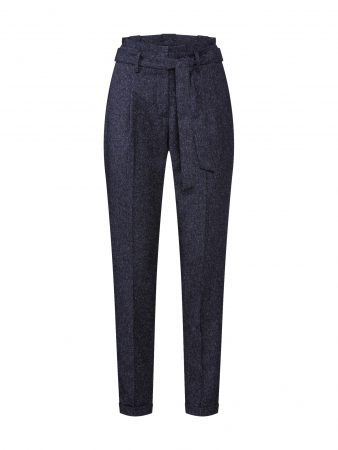 OPUS Pantaloni cu dungă  negru
