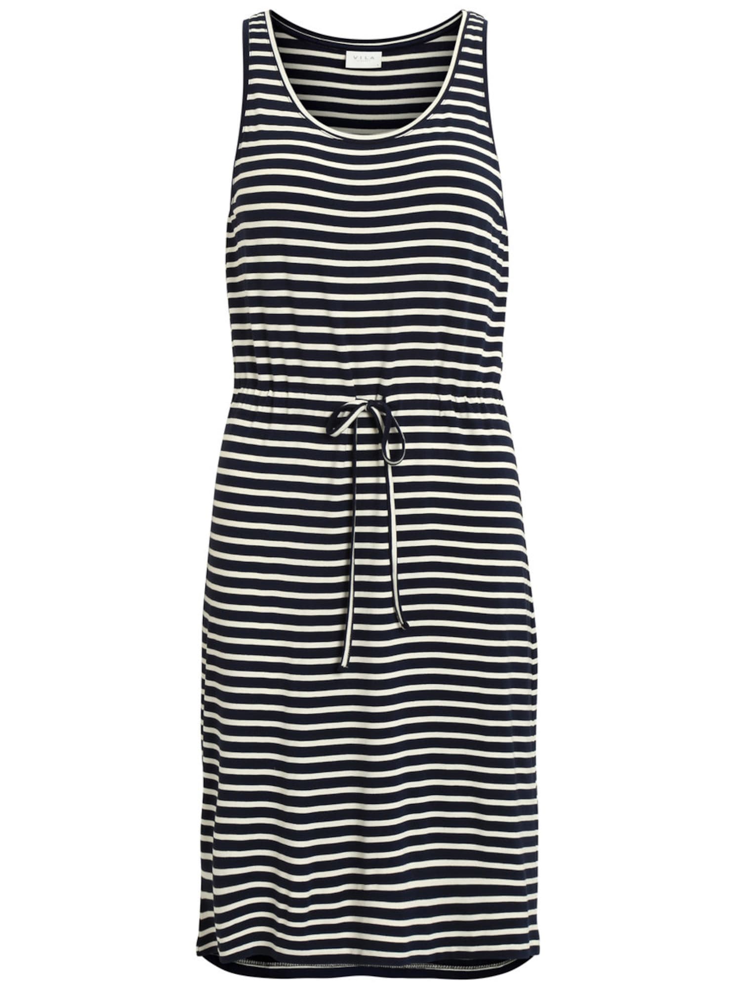 VILA Rochie de vară  albastru închis / alb