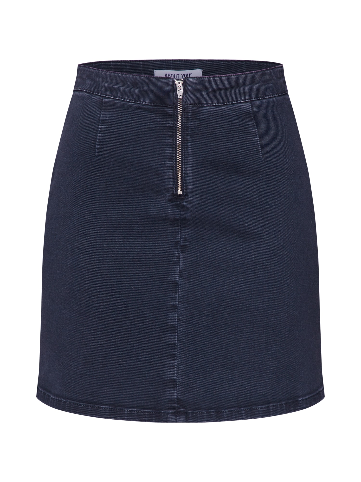 ABOUT YOU Fustă 'Franja' denim gri