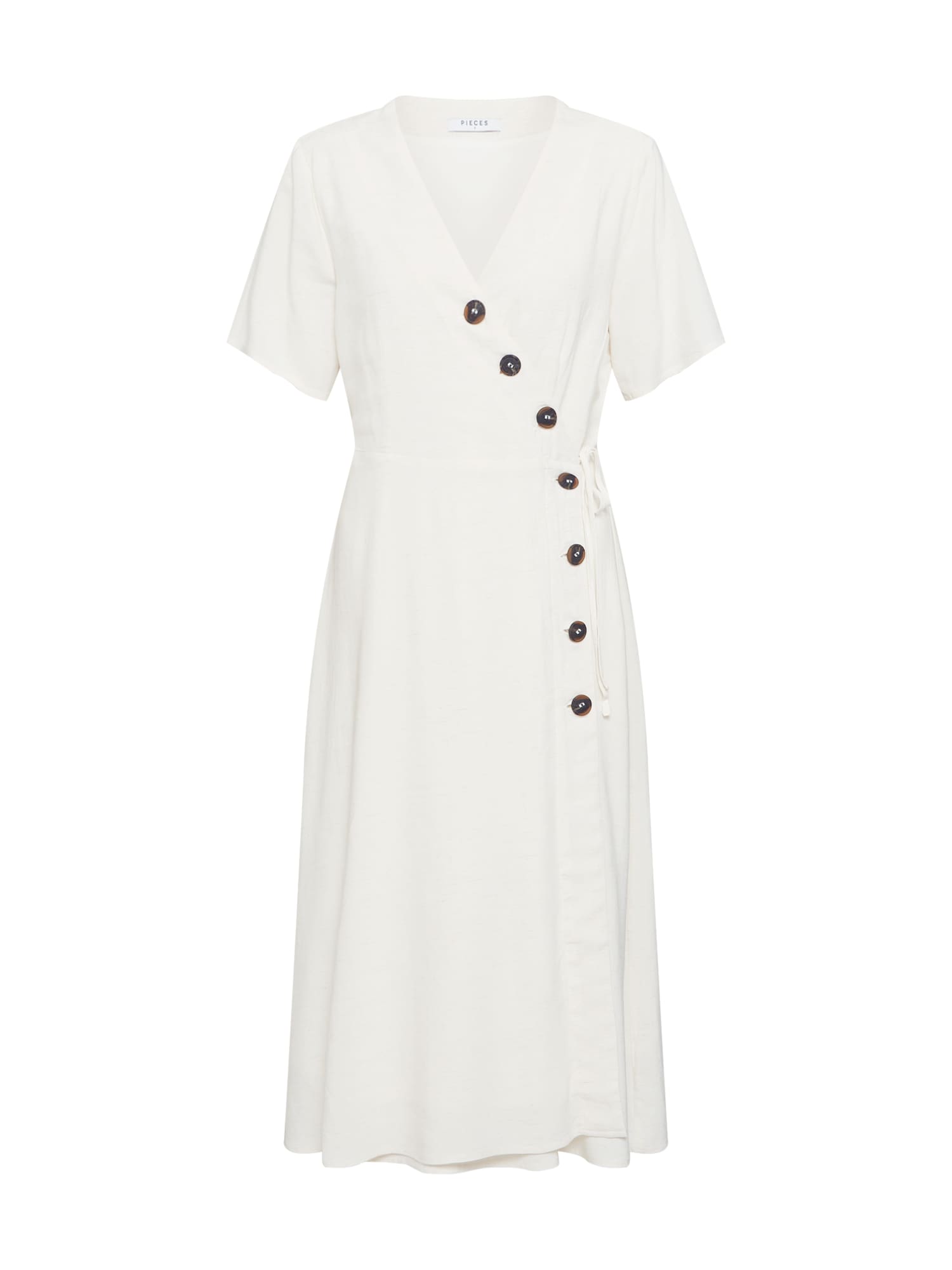PIECES Rochie  alb natural