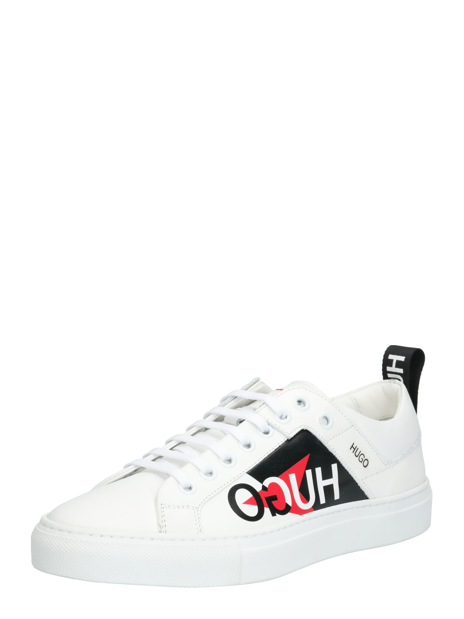 HUGO Sneaker low 'Mayfair' negru / alb