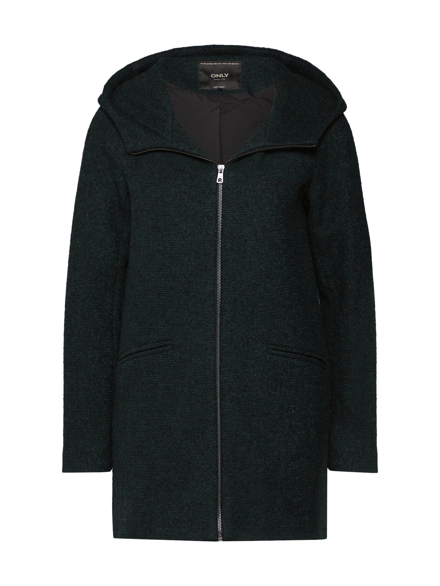 ONLY Palton de iarnă 'onlANEMONE HOODED WOOL COAT'  verde / kaki