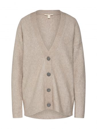 ESPRIT Geacă tricotată 'cardigan struct'  bej
