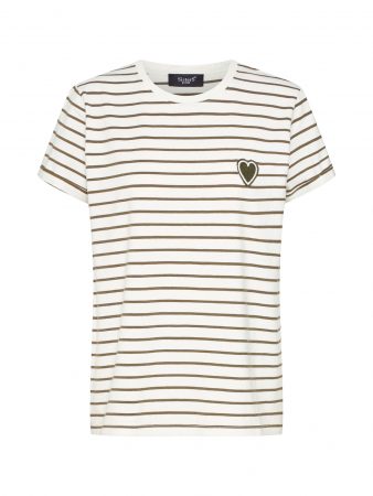SISTERS POINT Tricou 'HERM'  crem / kaki