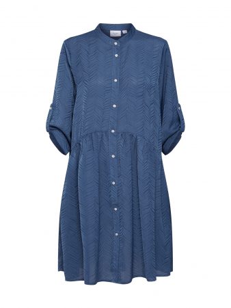 SAINT TROPEZ Rochie 'WOVEN TUNIC 3/4 SLEEVES'  navy