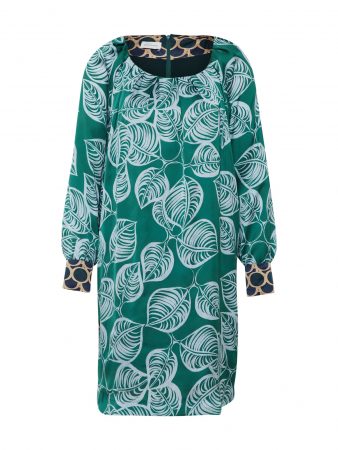 RENÉ LEZARD Rochie tip bluză  verde / culori mixte