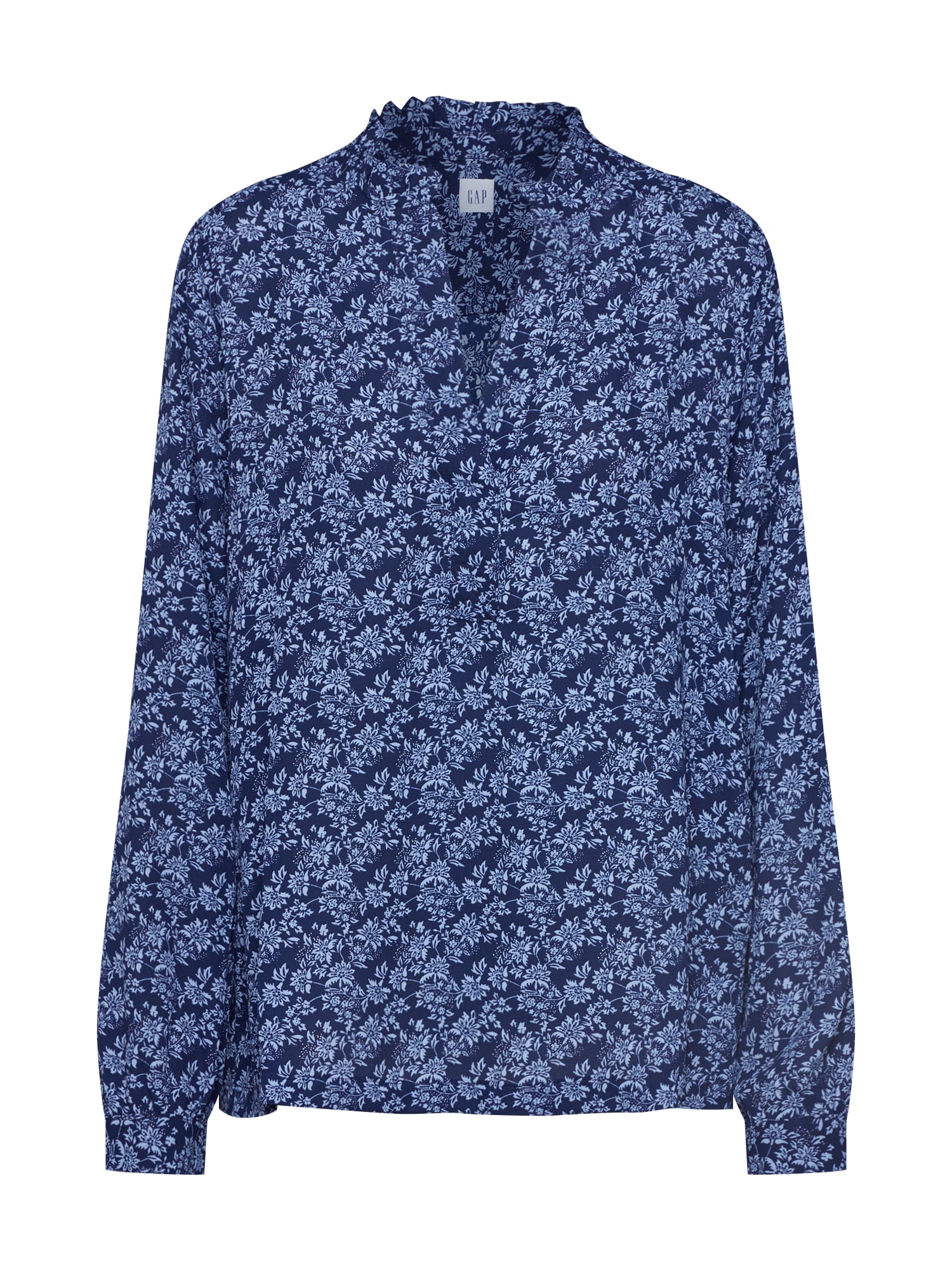 GAP Bluză 'COLLAR'  albastru