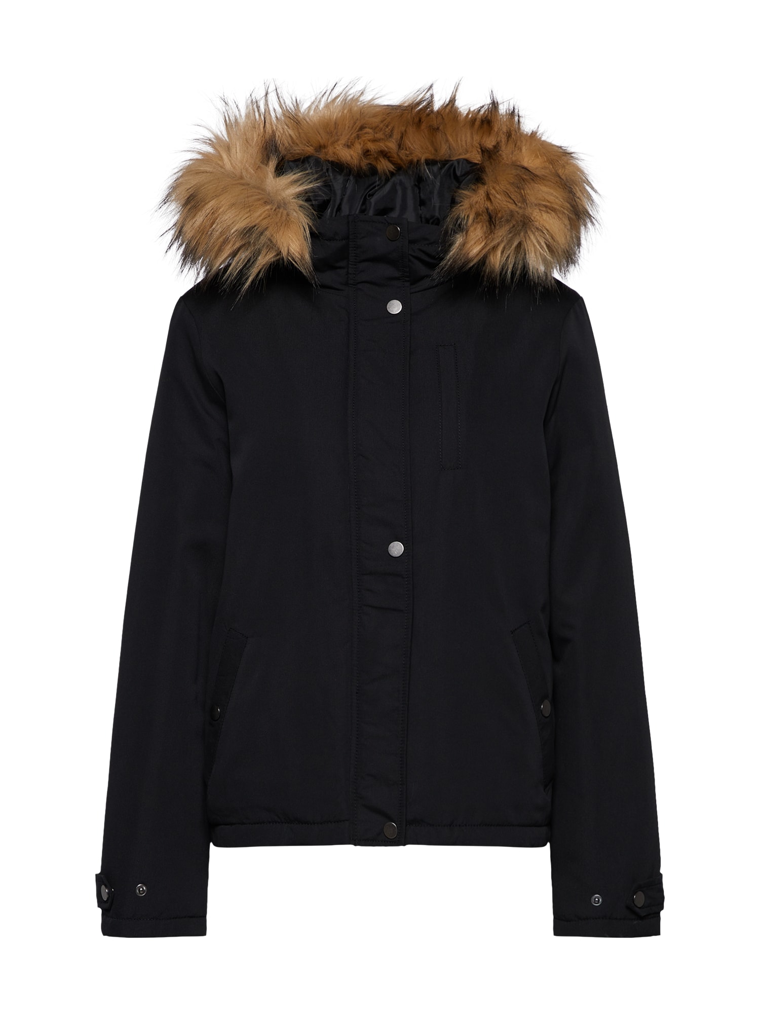 VILA Parka de primăvară-toamnă  negru