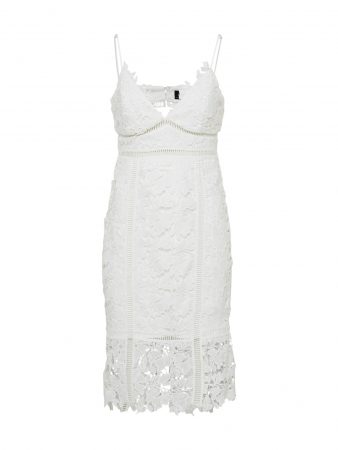 Bardot Rochie de cocktail 'Botanica'  alb