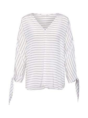 OUI Bluză 'Bluse'  negru / alb