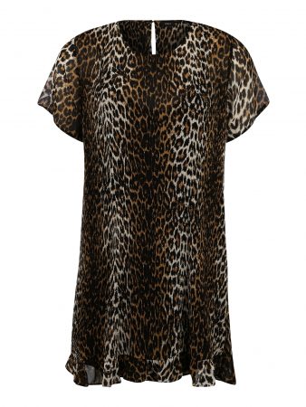 Zizzi Rochie de vară 'PERNILLE'  maro / negru