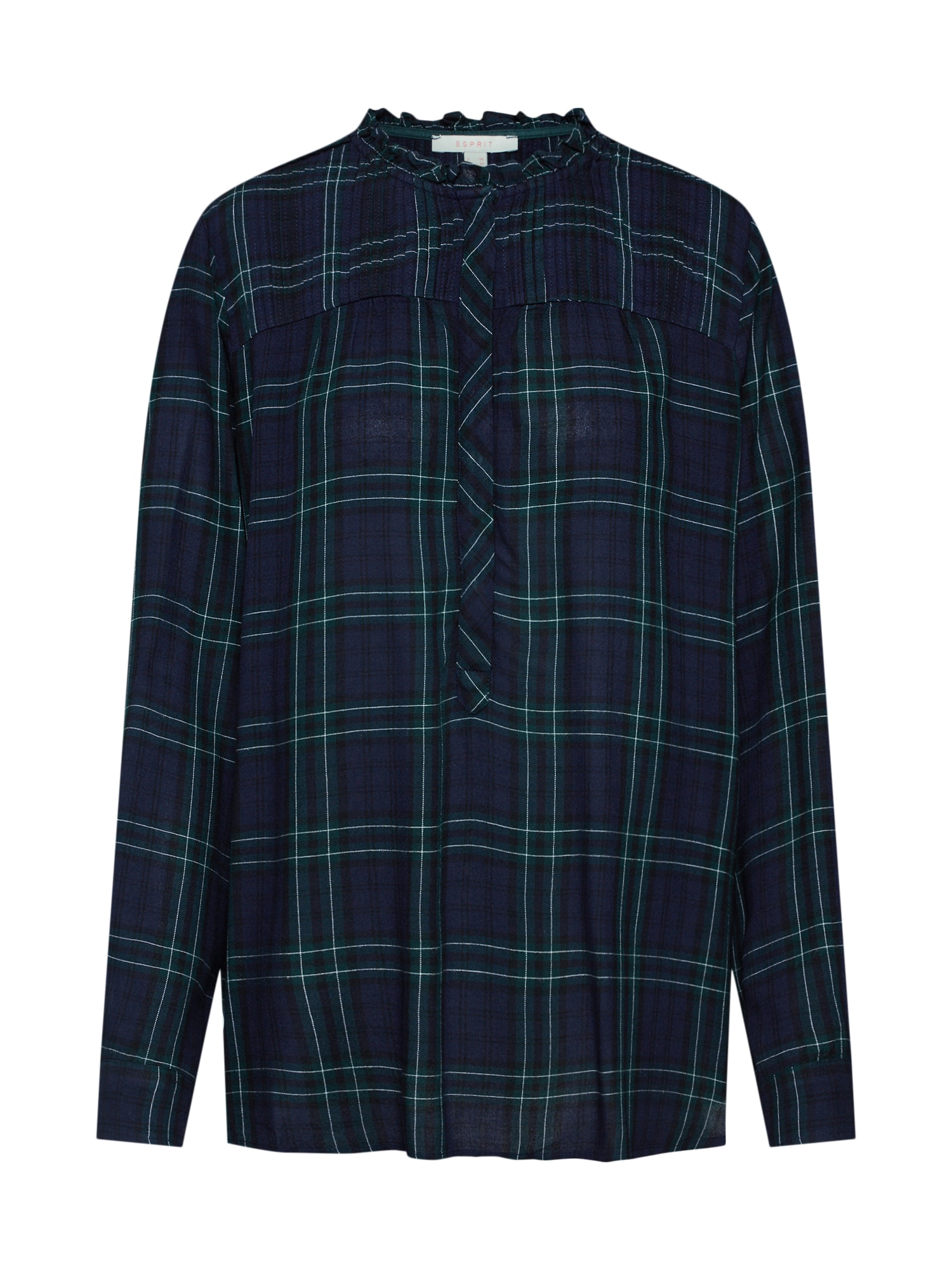 ESPRIT Bluză  navy / verde închis