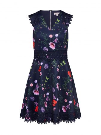 Ted Baker Rochie de cocktail 'Mayo'  albastru noapte / culori mixte