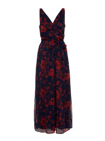 VERO MODA Rochie  albastru noapte / roșu