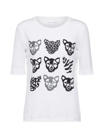 Marc Cain Tricou  negru / alb