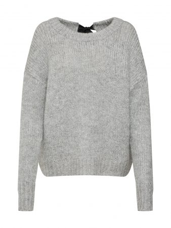 VERO MODA Pulover 'VMSOFT LS O-NECK BLOUSE LTG'  gri deschis