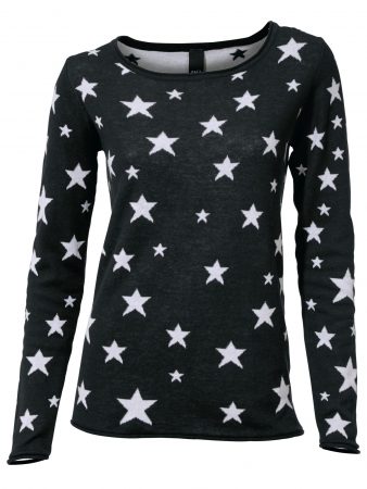 Heine Pulover  negru / alb