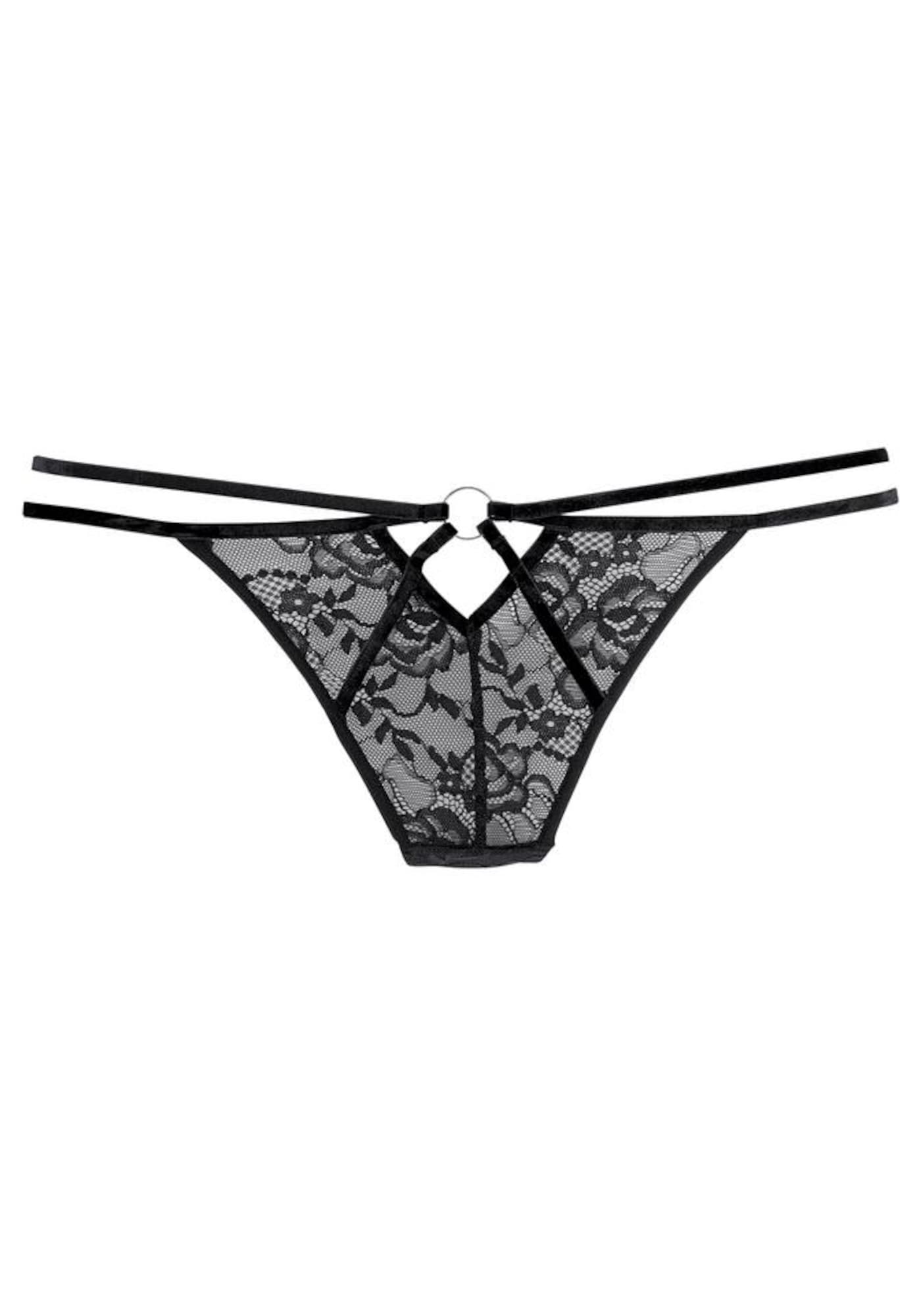 LASCANA Tanga  negru