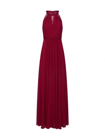 Mascara Rochie de seară 'LACE INSET'  roșu vin