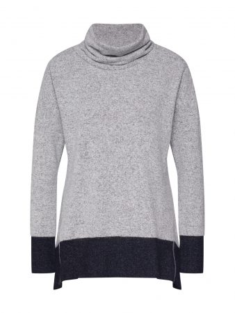 Esprit Collection Tricou 'asymm cosy tee'  gri deschis / gri închis