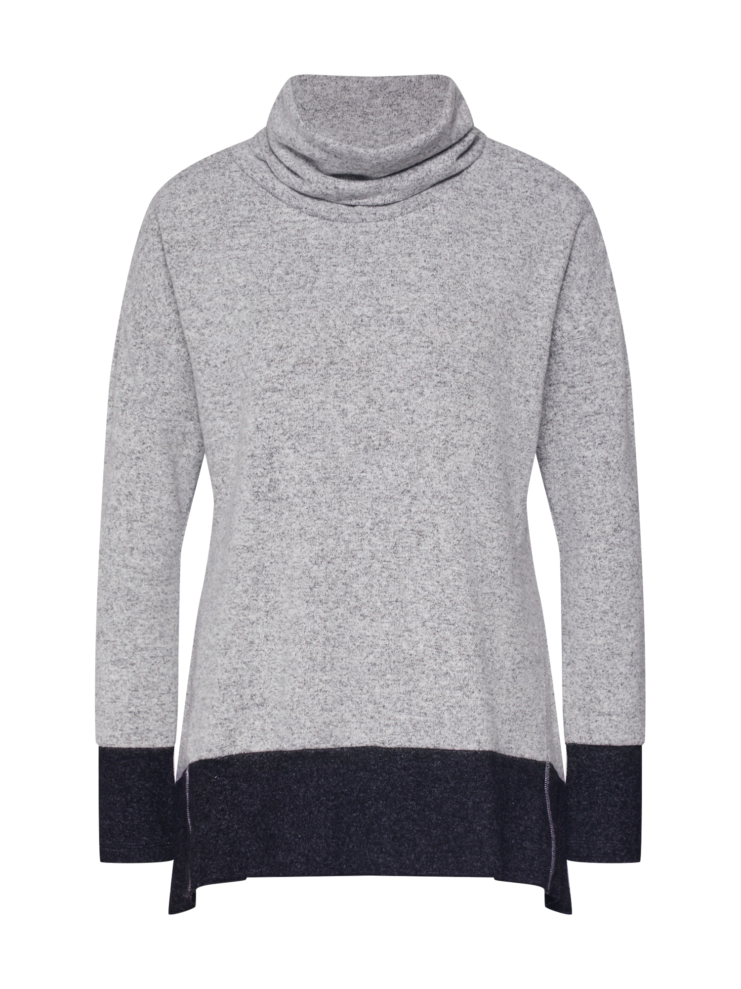 Esprit Collection Tricou 'asymm cosy tee' gri deschis / gri închis
