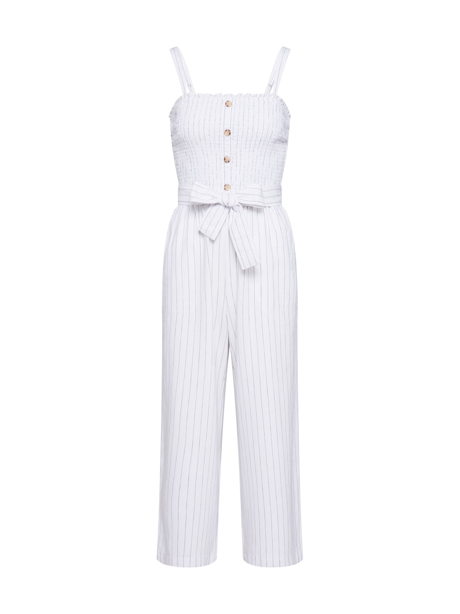 Abercrombie & Fitch Salopeta  negru / alb