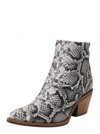 MJUS Botine  gri / alb