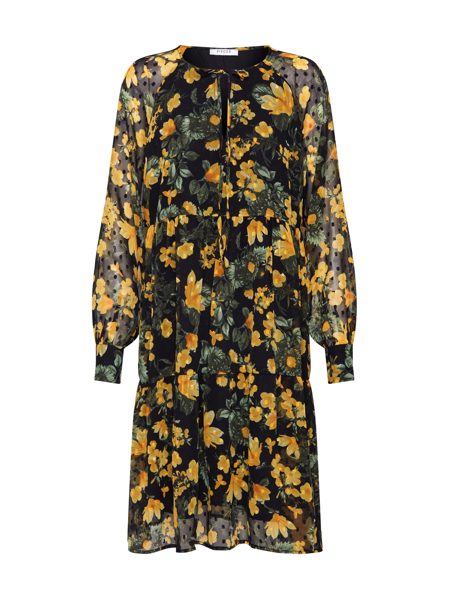 PIECES Rochie 'PCJOAN LS DRESS'  portocaliu