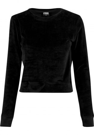 Urban Classics Bluză de molton  negru