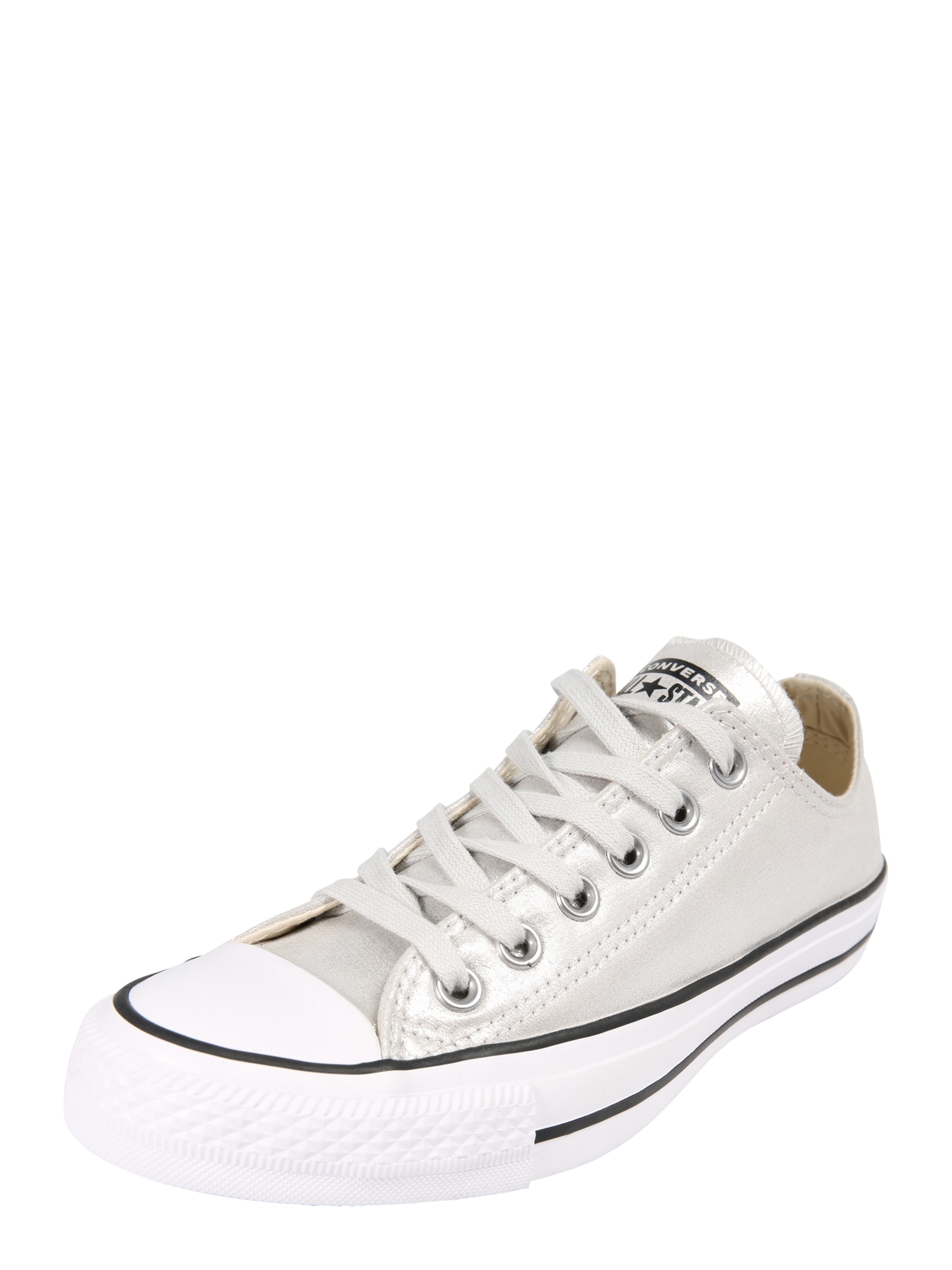 CONVERSE Sneaker low 'Chuck Taylor All Star Ox'  argintiu / alb