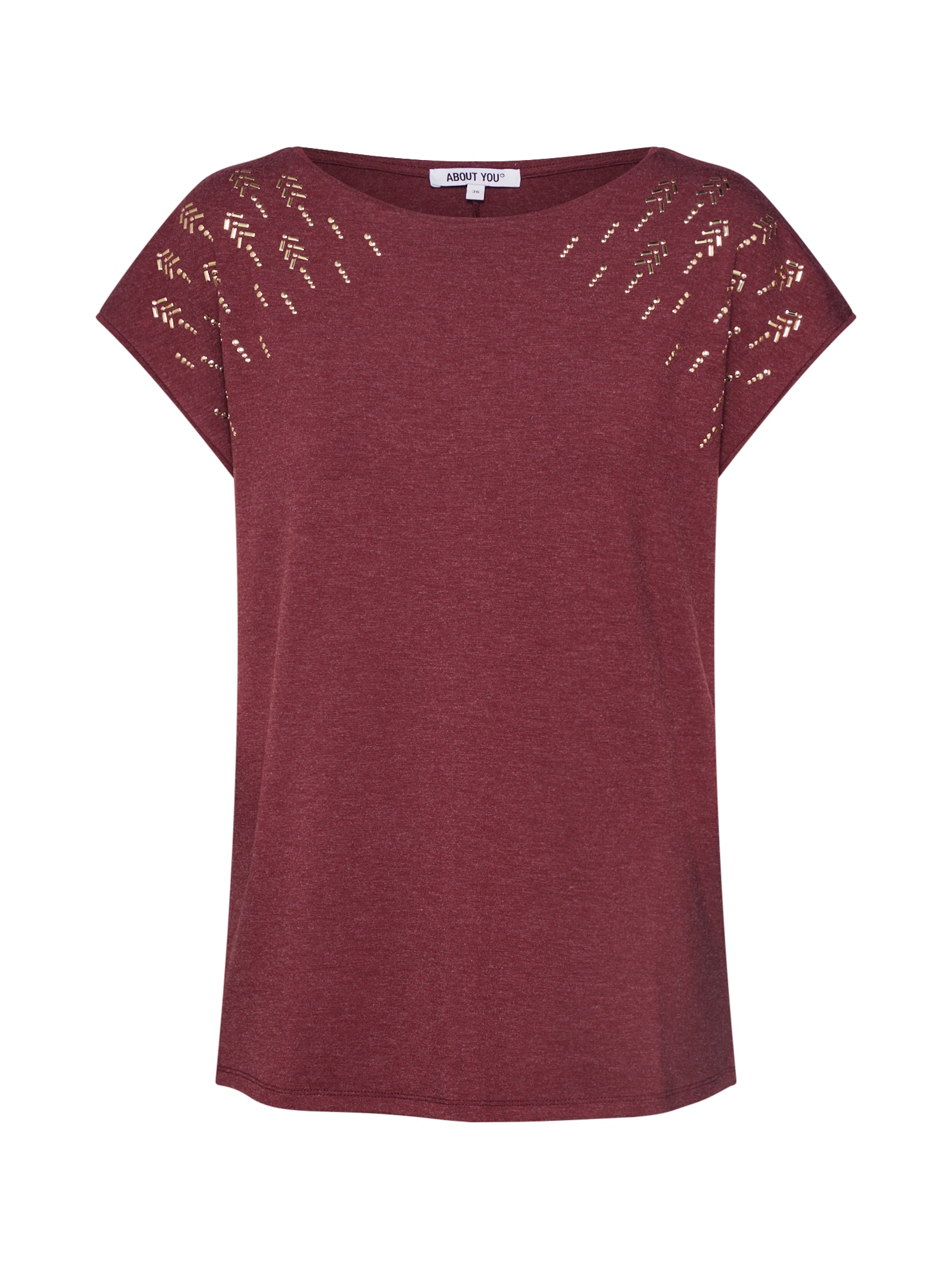 ABOUT YOU Tricou 'Delia'  bordeaux
