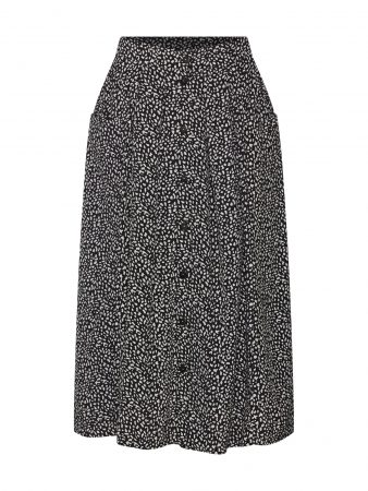 Designers Remix Fustă 'Melville'  negru / alb