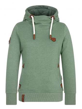 Naketano Bluză de molton 'Hier ist der Manager!'  măr