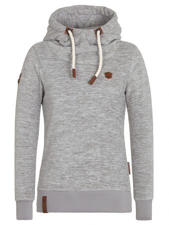 Naketano Bluză de molton 'Kanisterkopf'  gri amestecat