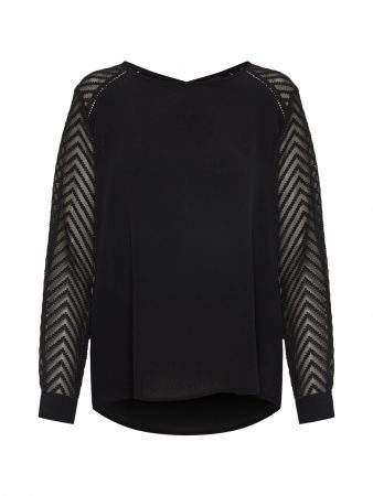OBJECT Bluză 'ZOE'  negru