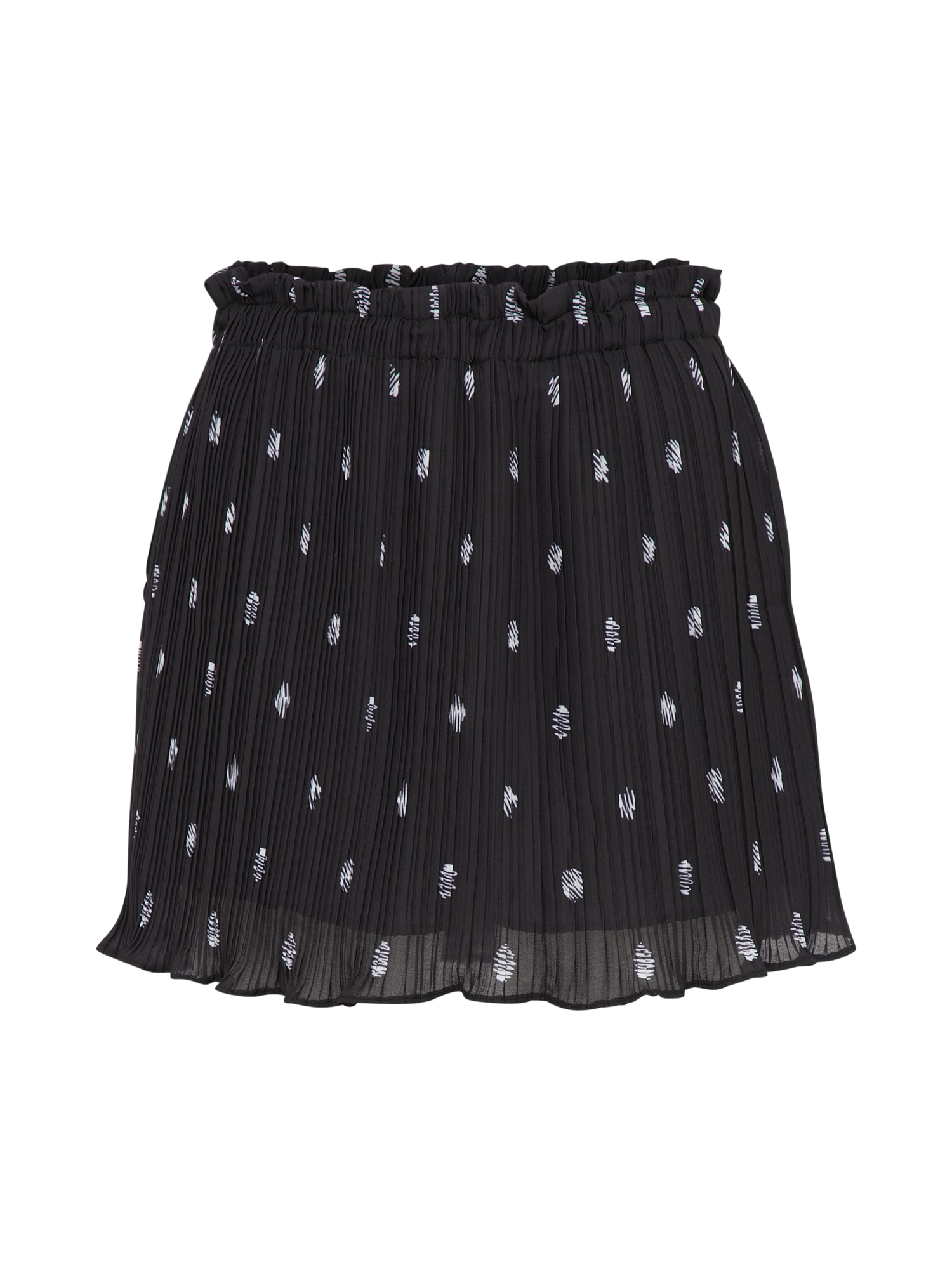 CATWALK JUNKIE Fustă 'Polka Dot' negru / alb