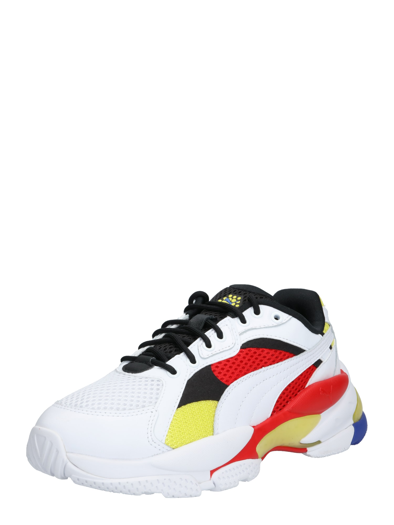 PUMA Sneaker low 'LQD CELL EPSILON' alb / roșu / galben / negru