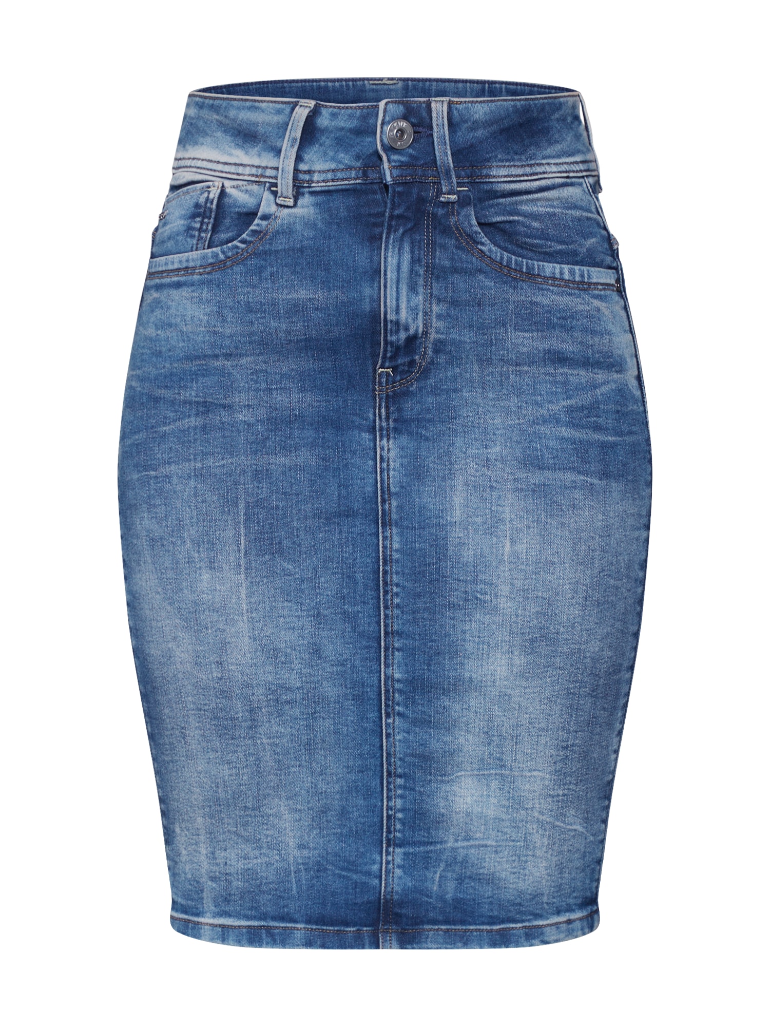 G-Star RAW Fustă 'Lynn Slim Skirt'  denim albastru