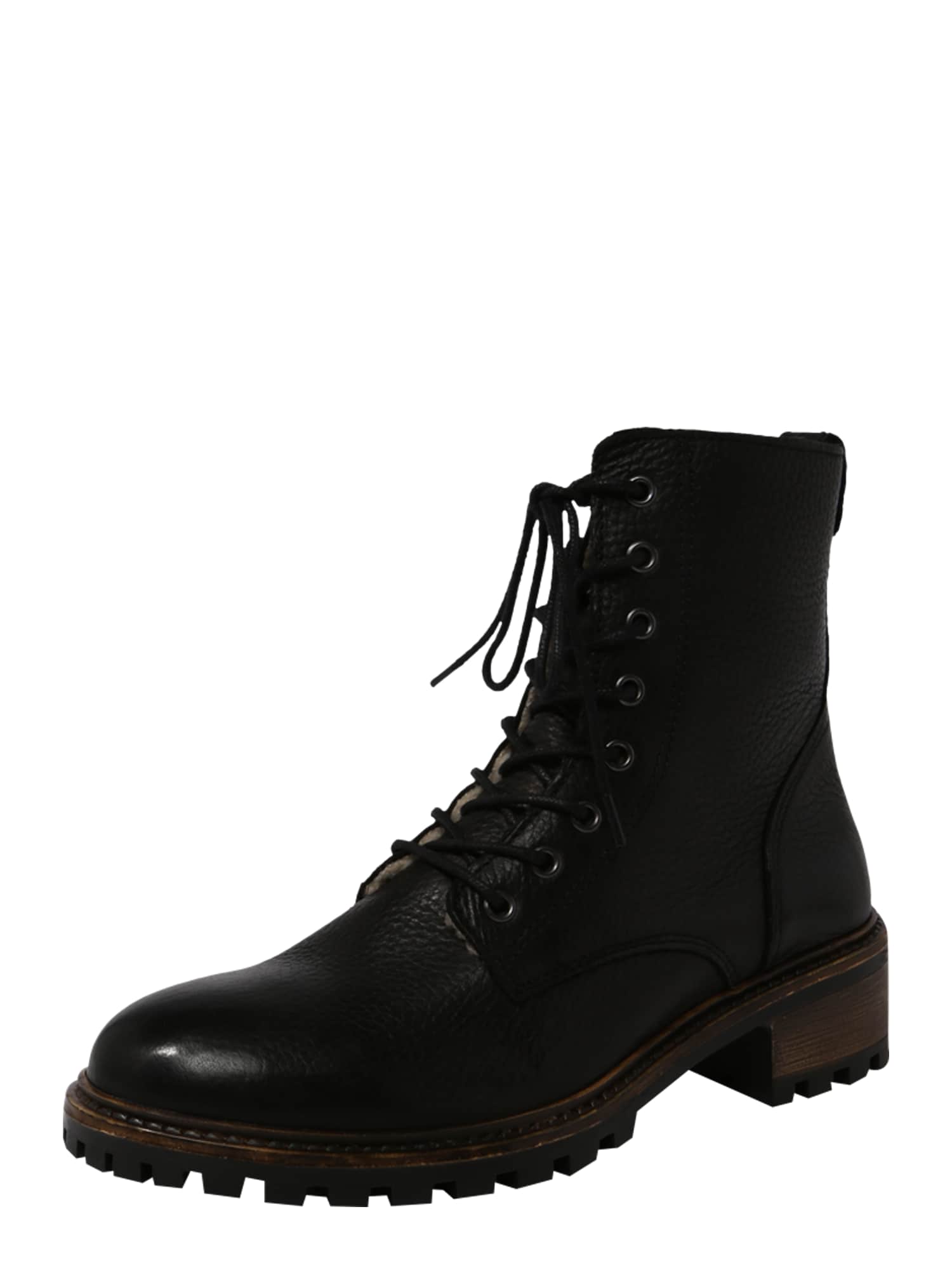 ABOUT YOU Ghete cu șireturi 'Henrike'  negru