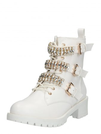 Bianco Botine 'CLAIRE'  alb