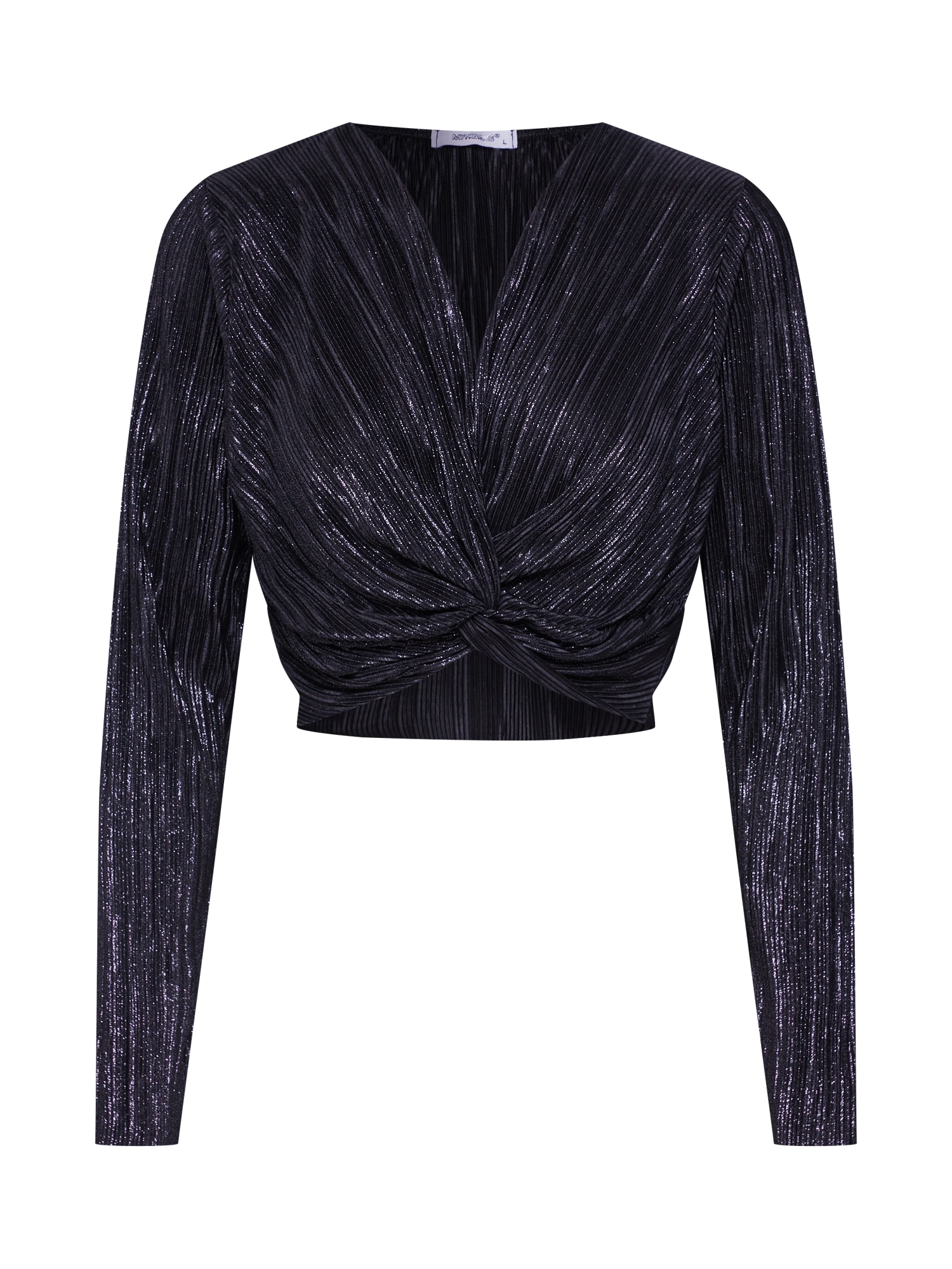 Hailys Tricou 'LS P TP Lya'  negru / argintiu
