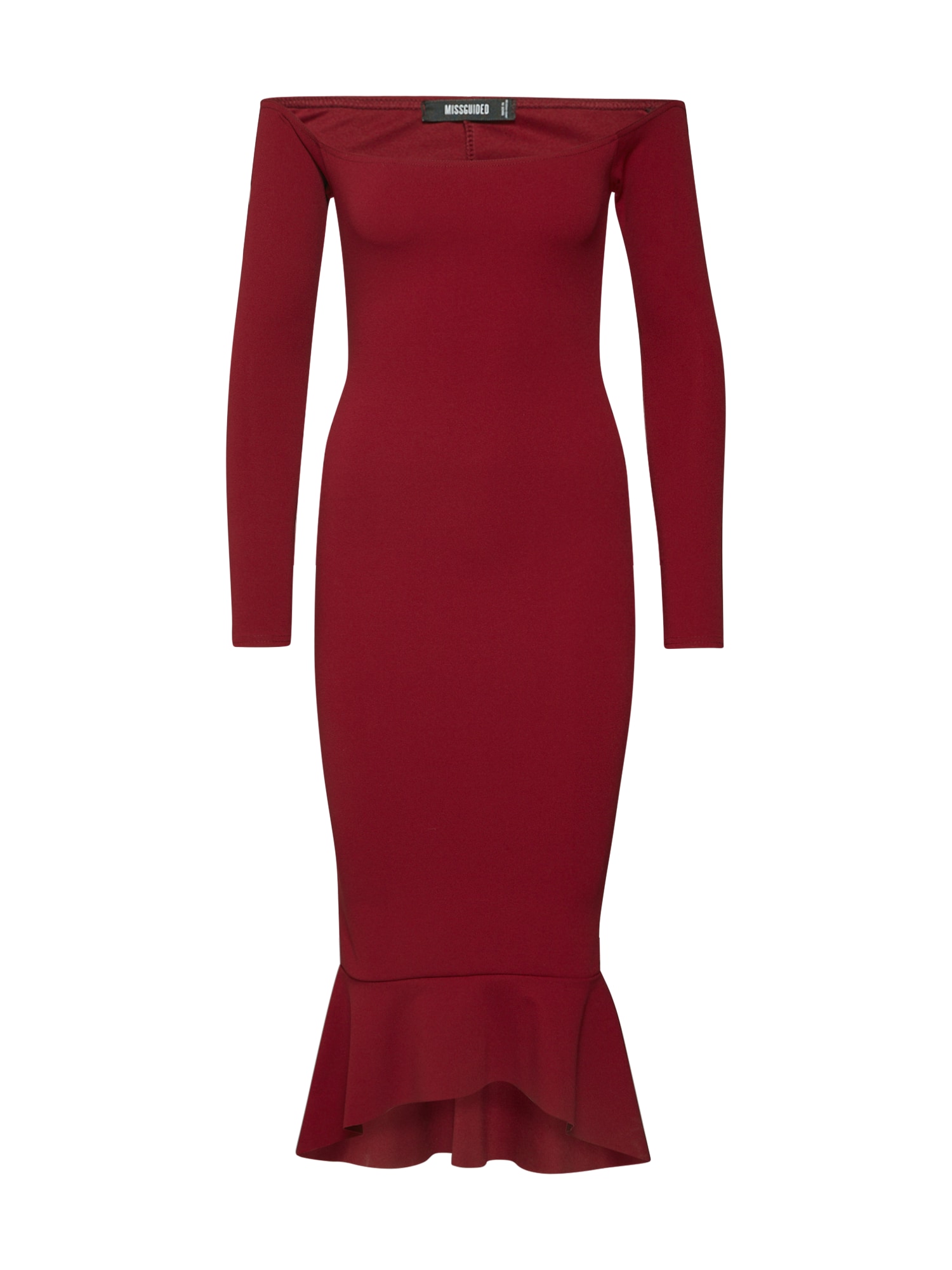 Missguided Rochie roșu vin / roșu